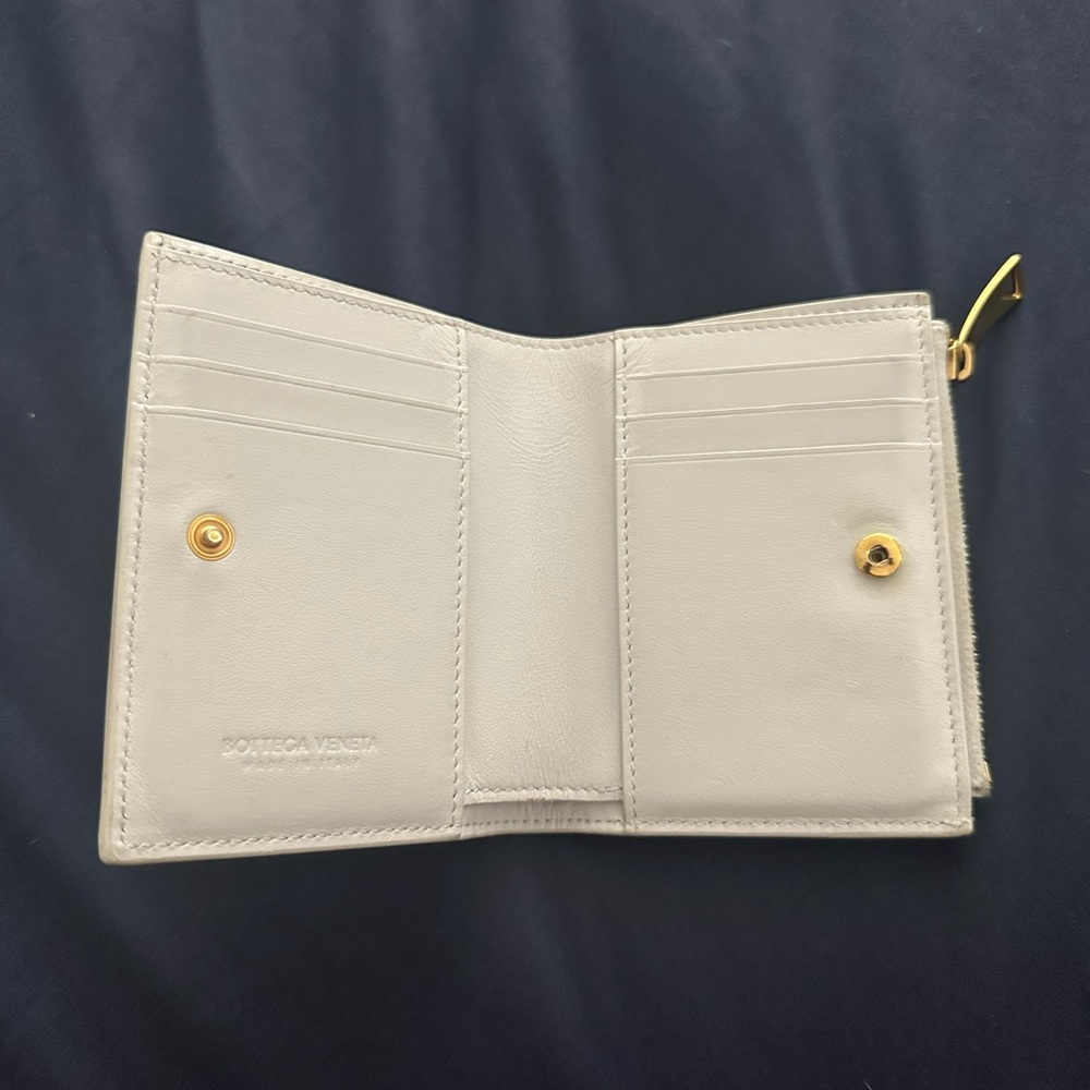 Bottega Veneta Cassette Bi-Fold Zip Wallet